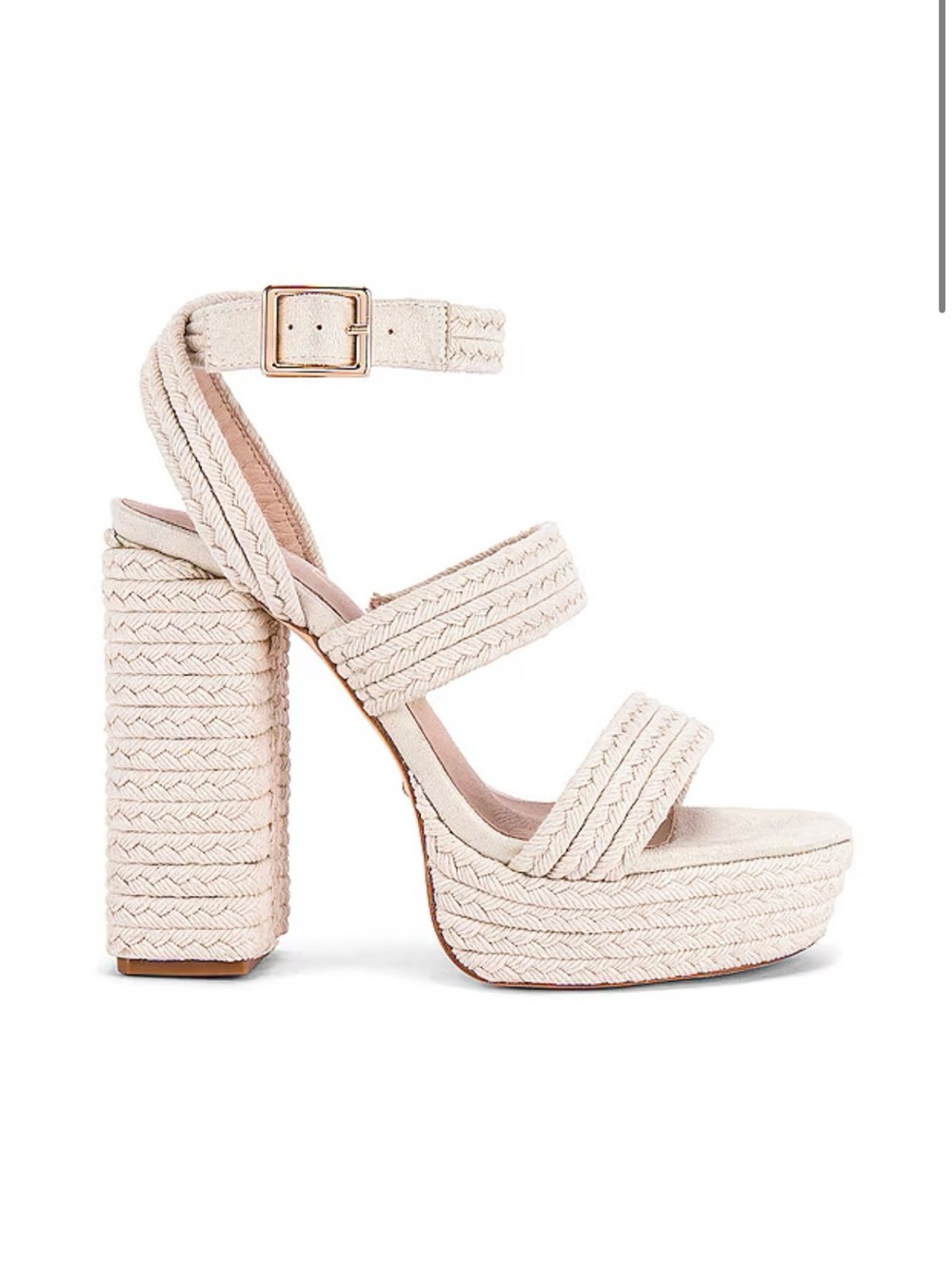 Akita Heel in Natural - RAYE